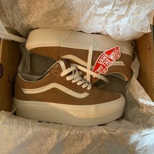 Vans Old Sokol Stackform Soft Suede Shoe Sz. 7.5